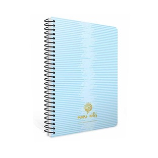 UNIPAP GIPTA ΤΕΤΡΑΔΙΟ ΣΠΙΡΑΛ A4 (21x29,7cm) 5 ΘΕΜΑΤΩΝ 100φ ΠΕΡΦΟΡΕ MACRO NOTES ΓΑΛΑΖΙΟ 35424