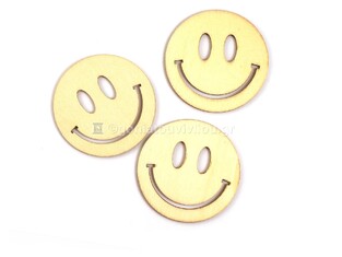 ARTEMIO ΞΥΛΙΝΟ ΔΙΑΚΟΣΜΗΤΙΚΟ ΧΑΜΟΓΕΛΑΚΙ ΣΕΤ 3 ΤΕΜΑΧΙΩΝ 1214001347