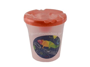 KIDEA ΠΛΑΣΤΙΚΟ ΠΟΤΗΡΑΚΙ ΚΑΘΑΡΙΣΜΟΥ ΠΙΝΕΛΩΝ ΚΟΚΚΙΝΟ 053315