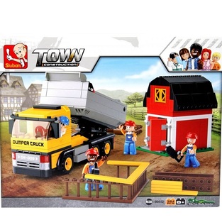 SLUBAN ΠΑΙΔΙΚΟ ΠΑΙΧΝΙΔΙ ΜΕ ΤΟΥΒΛΑΚΙΑ B0552 TOWN CONSTRUCTION 384PCS
