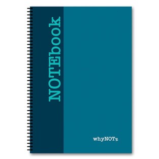 WHYNOTE ΤΕΤΡΑΔΙΟ ΣΠΙΡΑΛ Α4 (21x29,7cm) 4 ΘΕΜΑΤΩΝ 120φ DUAL ΜΠΛΕ 810014