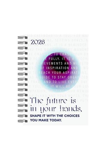 2026 ΗΜΕΡΟΛΟΓΙΟ ΗΜΕΡΗΣΙΟ ΣΠΙΡΑΛ 17x24cm SENCO a THE FUTURE IS IN YOUR HANDS 62034 (ΛΙΝΑΡΔΑΤΟΣ)