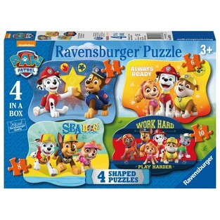 RAVENSBURGER ΠΑΖΛ 4 ΣΕ 1 (4/6/8/10 ΤΕΜΑΧΙΩΝ) ΤΑ ΠΡΩΤΑ ΜΟΥ ΠΑΖΛ PAW PATROL 06979