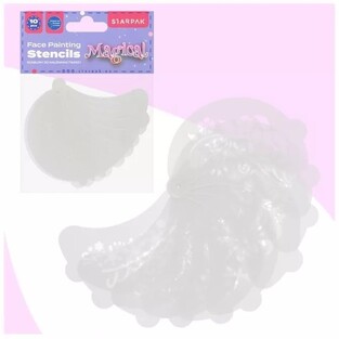 STARPAK ΣΤΕΝΣΙΛ ΓΙΑ ΤΟ ΠΡΟΣΩΠΟ MAGICAL 10τεμ ET548331