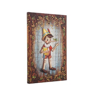 2027 ΗΜΕΡΟΛΟΓΙΟ ΕΒΔΟΜΑΔΙΑΙΟ PAPERBLANKS MAXI 13,5x21cm PINOCCHIO (ΣΚΛΗΡΟ ΕΞΩΦΥΛΛΟ) DE19580