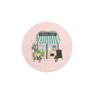 MIQUELRIUS MOUSEPAD ΣΤΡΟΓΓΥΛΟ 20cm COFFEE 13305