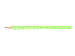 FABER CASTELL ΜΟΛΥΒΙ SPARKLE GRIP B NEON GREEN ΛΑΧΑΝΙ 118316