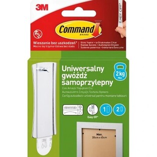 3M COMMAND ΓΑΝΤΖΑΚΙ ΓΙΑ ΚΑΔΡΑ MAX 2kg 17047