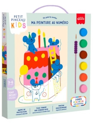 LA PETITE EPICERIE ΣΕΤ ΖΩΓΡΑΦΙΚΗΣ PAINTING BY NUMBERS PETIT PINCEAU KIDS YUMMY 351008