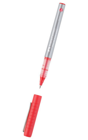 FABER CASTELL ΣΤΥΛΟ FREE INK ROLLER MICRO 0.5mm ΚΟΚΚΙΝΟ 348503