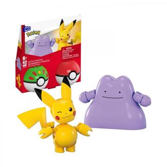 MATTEL MEGA POKEMON POKEBALLS DITTO AND PIKACHU HXP11 / JCT43