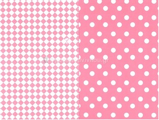 SKAG ZAZOO ΧΑΡΤΟΝΙ 50x70cm 230gr ΔΙΠΛΗΣ ΟΨΗΣ ΡΟΖ ΜΕ ΛΕΥΚΑ ΠΟΥΑ ΚΑΙ ΡΟΖ ΛΕΥΚΑ ΤΕΤΡΑΓΩΝΑΚΙΑ 292399