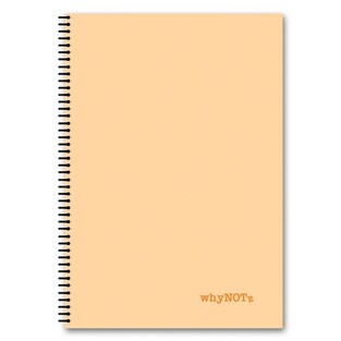 WHYNOTE ΤΕΤΡΑΔΙΟ ΣΠΙΡΑΛ Α4 (21x29,7cm) 2 ΘΕΜΑΤΩΝ 60φ PASTEL ΠΟΡΤΟΚΑΛΙ 810016