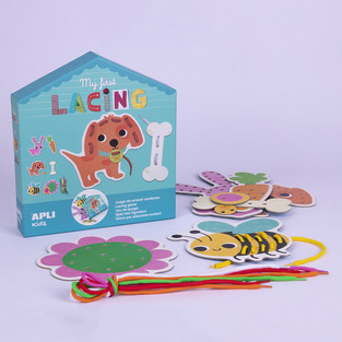 APLI KIDS ΣΕΤ ΚΑΤΑΣΚΕΥΩΝ ΜΕ ΚΟΡΔΟΝΙΑ MY FIRST LACING 17560