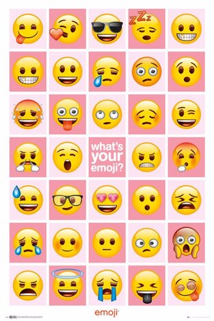 ΔΙΑΚΟΣΜΗΤΙΚΗ ΑΦΙΣΑ EMOJI 61x91,5cm GN0854 (136)