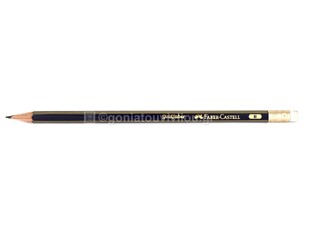 FABER CASTELL ΜΟΛΥΒΙ ΜΕ ΓΟΜΑ GOLDFABER 1221 Β ΜΠΛΕ ΧΡΥΣΟ 116801