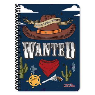 MUST ΤΕΤΡΑΔΙΟ ΣΠΙΡΑΛ A4 21x29,7cm 1 ΘΕΜΑΤΟΣ 30φ WANTED 584451