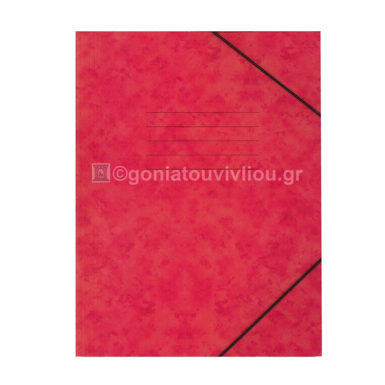 UNIPAP ΝΤΟΣΙΕ ΠΡΕΣΠΑΝ ΜΕ ΛΑΣΤΙΧΟ 25x35cm ΚΟΚΚΙΝΟ 54901