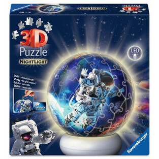 RAVENSBURGER 3D ΠΑΖΛ 73τεμ NIGHTLIGHT ΑΣΤΡΟΝΑΥΤΕΣ (ΠΕΡΙΕΧΕΙ ΛΑΜΠΑ LED) 12008053