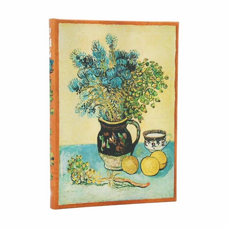 PAPERBLANKS HARDCOVER ΣΗΜΕΙΩΜΑΤΑΡΙΟ MIDI (13x18cm) VAN GOGH S STILL LIFE LINED (ΡΙΓΕ) FB13373