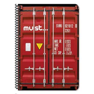 MUST ΤΕΤΡΑΔΙΟ ΣΠΙΡΑΛ A4 (21x29,7cm) 1 ΘΕΜΑΤΟΣ 30φ CARGO ΚΟΚΚΙΝΟ 000584250