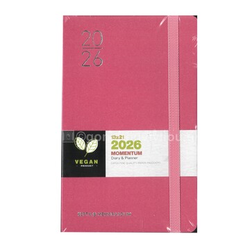 2026 ΗΜΕΡΟΛΟΓΙΟ ΗΜΕΡΗΣΙΟ 13x21cm MOMENTUM ΡΟΖ ΜΕ ΛΑΣΤΙΧΟ 626131387 (UNIPAP)