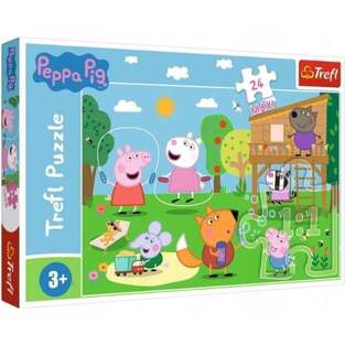 TREFL MAXI ΠΑΖΛ 24τεμ PEPPA PIG FUN IN THE GRASS 14342