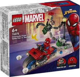LEGO MARVEL MOTORCYCLE CHASE SPIDERMAN VS DOC OCK 76275