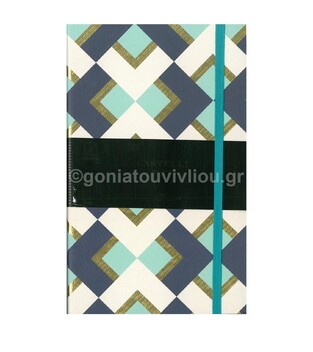 CASTELLI ΣΗΜΕΙΩΜΑΤΑΡΙΟ IVORY ΡΙΓΕ 13x21cm ORO CHESS ΜΕ ΛΑΣΤΙΧΟ QC6BZ001 (ΘΕΟΦΥΛΑΚΤΟΣ)