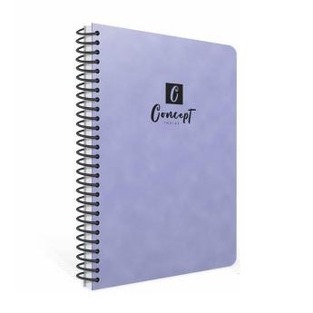 UNIPAP GIPTA ΤΕΤΡΑΔΙΟ ΣΠΙΡΑΛ A4 (21x29,7cm) 2 ΘΕΜΑΤΩΝ 60φ ΠΕΡΦΟΡΕ CONCEPT INSIDE ΜΩΒ 30512