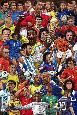 ΔΙΑΚΟΣΜΗΤΙΚΗ ΑΦΙΣΑ FOOTBALLERS LEGENDARY 61x91,5cm GPE5817 (127)