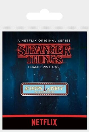 PYRAMID INTERNATIONAL PIN BADGE ΚΟΝΚΑΡΔΑ STRANGER THINGS SCOOPS AHOY PBE5471