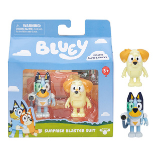 MOOSE TOYS BLUEY ΣΕΤ 2 ΦΙΓΟΥΡΕΣ SURPRISE BLASTER SUIT BLY69000