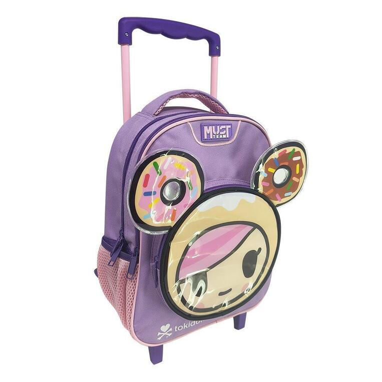 MUST TEAM ΣΧΟΛΙΚΗ ΤΣΑΝΤΑ ΣΑΚΙΔΙΟ TROLLEY ΤΡΟΛΕΙ ΝΗΠΙΑΓΩΓΕΙΟΥ TOKIDOKI DONTUELLA 470334