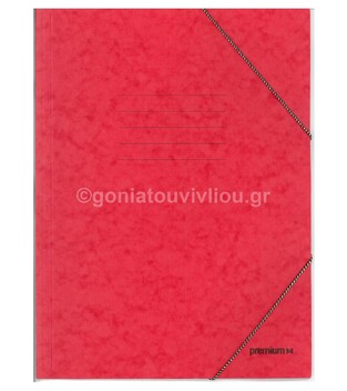 ΝΕΟΧΑΡΤ MINIMAL PRESPAN PREMIUM ΝΤΟΣΙΕ ΜΕ ΛΑΣΤΙΧΟ 25Χ35 ΠΡΕΣΠΑΝ ΚΟΚΚΙΝΟ 12805