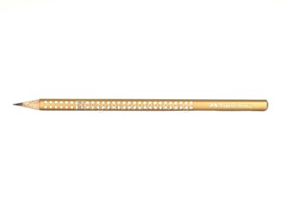 FABER CASTELL ΜΟΛΥΒΙ SPARKLE GRIP No2 ΧΡΥΣΟ 118214