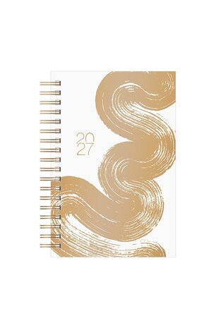 2027 ΗΜΕΡΟΛΟΓΙΟ ΗΜΕΡΗΣΙΟ ΣΠΙΡΑΛ 12x17cm BRUSH ΛΕΥΚΟ 72032 (ΛΙΝΑΡΔΑΤΟΣ)