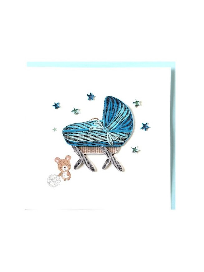 TENDANCES PETITS PETALES ΕΥΧΕΤΗΡΙΑ ΚΑΡΤΑ 15x15cm PP39C ΚΑΡΟΤΣΙ ΜΩΡΟΥ ΜΠΛΕ