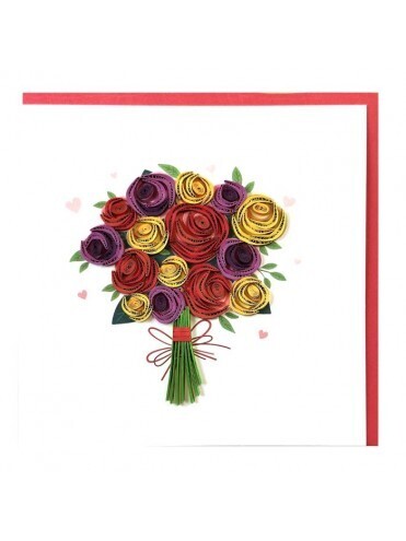 TENDANCES PETITS PETALES ΕΥΧΕΤΗΡΙΑ ΚΑΡΤΑ 15x15cm PP08C ΑΝΘΟΔΕΣΜΗ
