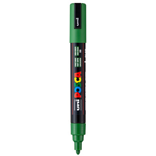 POSCA ΜΑΡΚΑΔΟΡΟΣ ΜΕΣΑΙΟΣ PC5M ΠΡΑΣΙΝΟ ΣΚΟΥΡΟ (FOREST GREEN)