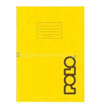 POLO ΤΕΤΡΑΔΙΟ ΚΑΡΦΙΤΣΑ A4 (21x29,7cm) 50φ ΡΙΓΕ ΚΙΤΡΙΝΟ 919059