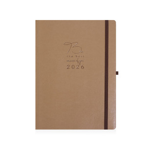 2026 ΗΜΕΡΟΛΟΓΙΟ ΗΜΕΡΗΣΙΟ FLEX 12x17cm ΚΑΦΕ ΑΝΟΙΧΤΟ ΜΕ ΚΑΦΕ ΛΑΣΤΙΧΟ ΚΑΙ ΣΤΥΛΟΘΗΚΗ 303 (EKDOSIS)