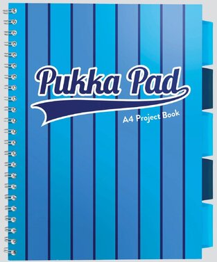 PUKKA PAD ΤΕΤΡΑΔΙΟ ΣΠΙΡΑΛ A4 (21x29,7cm) 5 ΘΕΜΑΤΩΝ 100φ ΠΕΡΦΟΡΕ VOGUE ΜΠΛΕ 370463