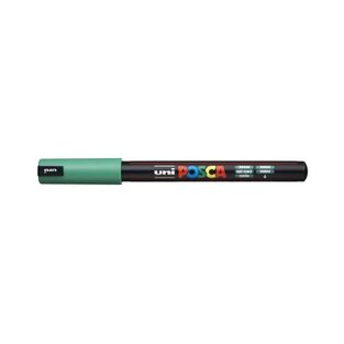 POSCA ΜΑΡΚΑΔΟΡΟΣ ΛΕΠΤΟΣ PC1MR 0.7mm  ΜΕΤΑΛΛΙΚΟ ΠΡΑΣΙΝΟ (METALLIC GREEN)