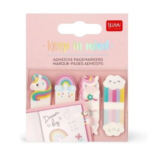LEGAMI ΣΕΛΙΔΟΔΕΙΚΤΕΣ ΑΥΤΟΚΟΛΛΗΤΟΙ ΠΛΑΣΤΙΚΟΙ KEEP IN MIND UNICORN 4 ΣΧΕΔΙΑ 20φ SKNΚΙΤ1