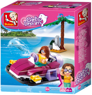 SLUBAN ΠΑΙΔΙΚΟ ΠΑΙΧΝΙΔΙ ΜΕ ΤΟΥΒΛΑΚΙΑ B0622B GIRLS DREAM ΠΕΡΙΠΟΛΙΚΟ 68PCS