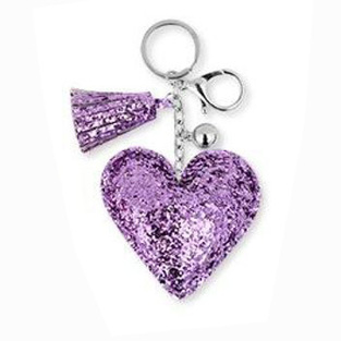 TRENDHAUS ΜΠΡΕΛΟΚ SPARKLE ΚΑΡΔΙΑ ΜΩΒ 953100