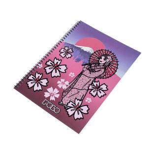 POLO ΤΕΤΡΑΔΙΟ ΣΠΙΡΑΛ 17x25cm 2 ΘΕΜΑΤΩΝ DESIGN GEISHA 60φ 919001