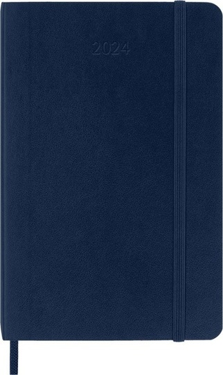 2024 ΗΜΕΡΟΛΟΓΙΟ MOLESKINE POCKET (9x14cm) SOFT COVER SAPPHIRE BLUE WEEKLY DIARY (ΕΒΔΟΜΑΔΙΑΙΟ ΗΜΕΡΟΛΟΓΙΟ ΕΤΟΥΣ)