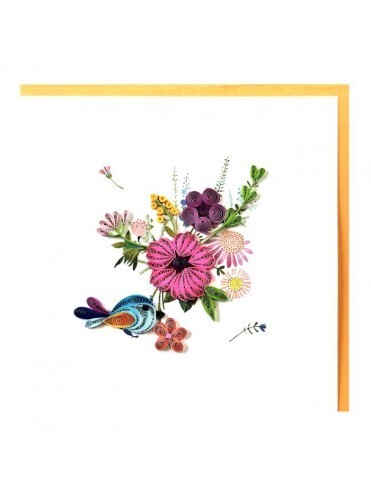 TENDANCES PETITS PETALES ΕΥΧΕΤΗΡΙΑ ΚΑΡΤΑ 15x15cm PP06C ΛΟΥΛΟΥΔΙΑ ΠΟΥΛΙ
